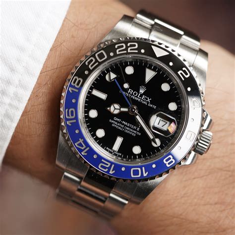 rolex batman rosso blu|rolex gmt batman reviews.